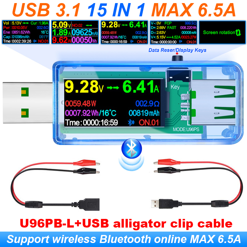 Usb Ammeter Tester - 15 IN 1 USB 3.1 テスター
