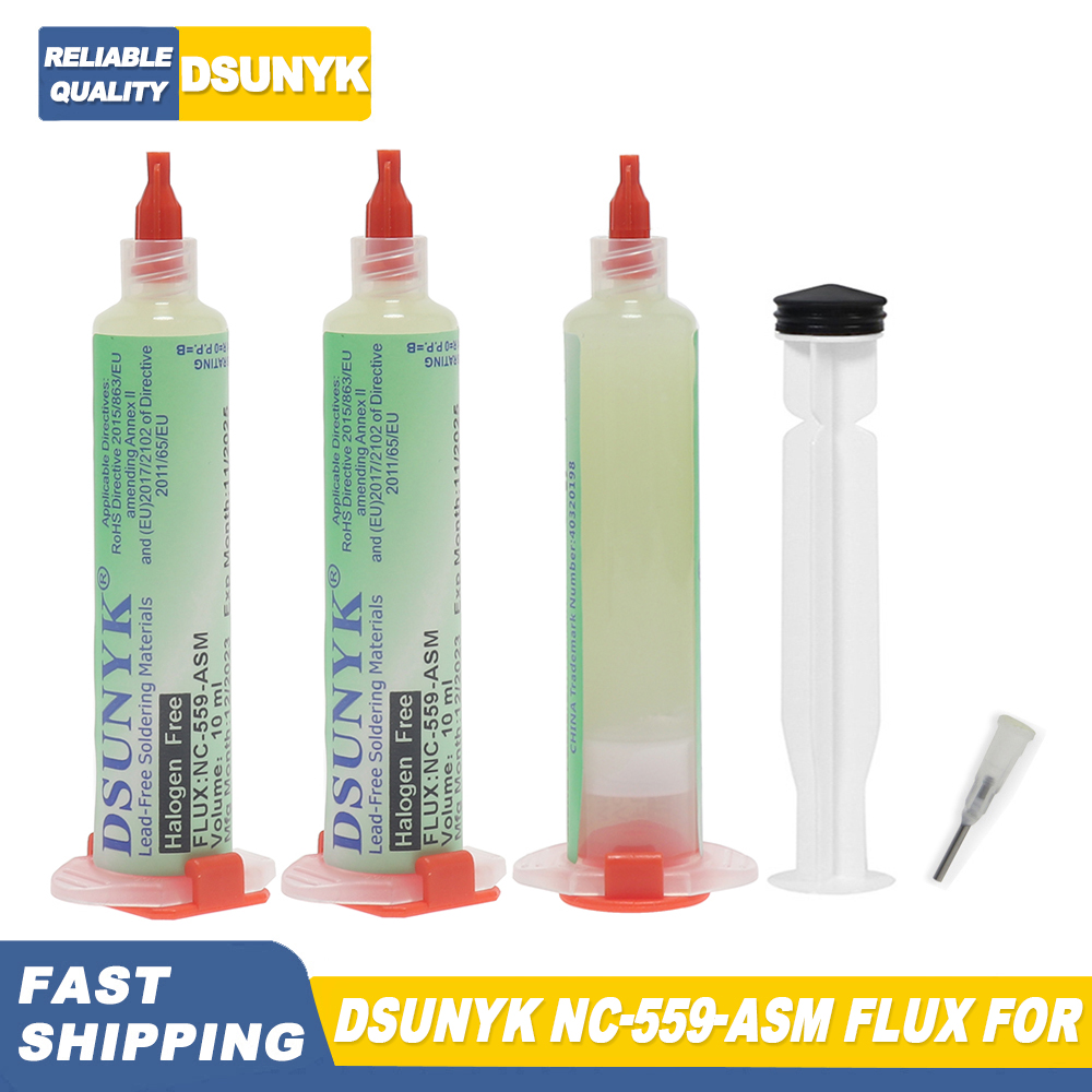 Soldering Flux Liquid - Nc-559-asm フラックス Bga ボール、はんだ付け用液体はんだシリンジはんだペースト 10 ミリリットルフラックスはんだ付け用クリーニング溶接ツールなし