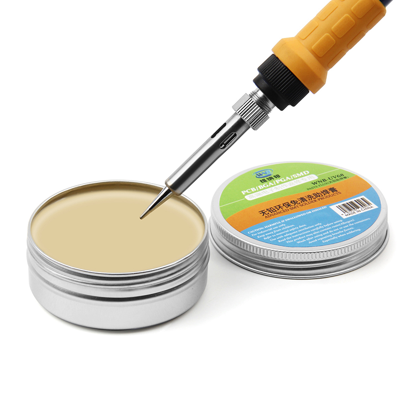 Soldering Flux Liquid - 洗浄なしの鉛フリーはんだフラックスペースト,マイルドロチン,環境溶接ペースト,smd,pga,pcb,bga,はんだ修理ツール用グリース