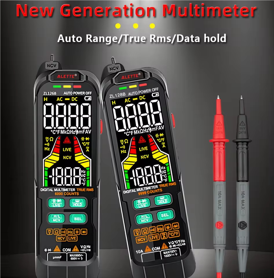 Usb Ammeter Tester - QHTITEC デジタルプロフェッショナルマルチメータ 9999 T-RMS LCD マルチメータ