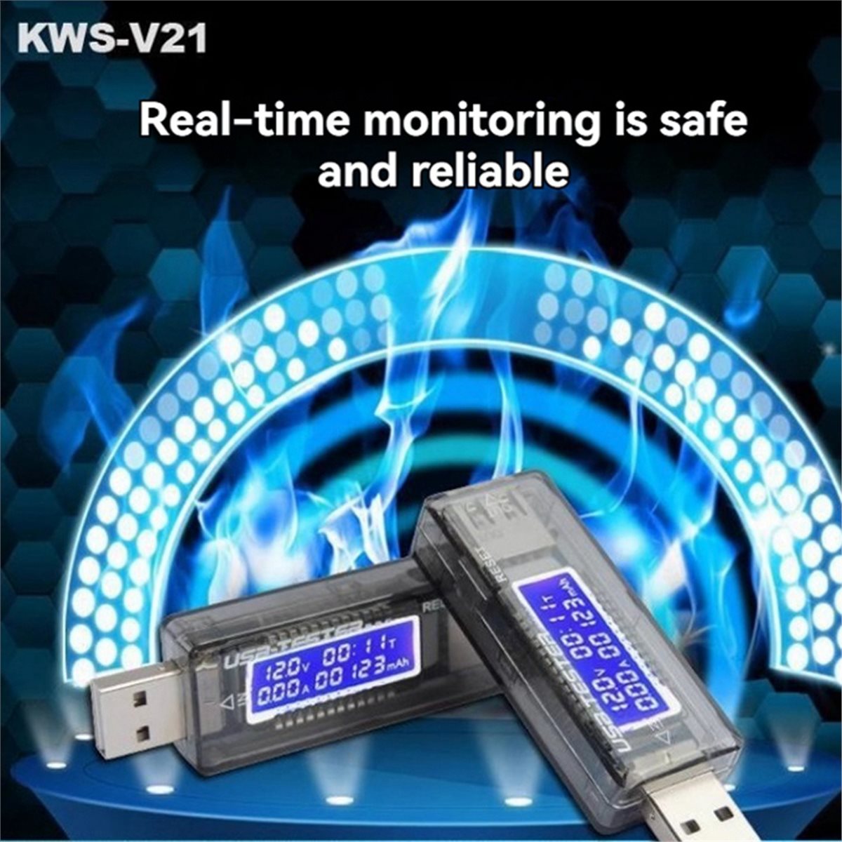 Usb Ammeter Tester - DT75BG KWS-V21 USB テスター QC2.0 DC