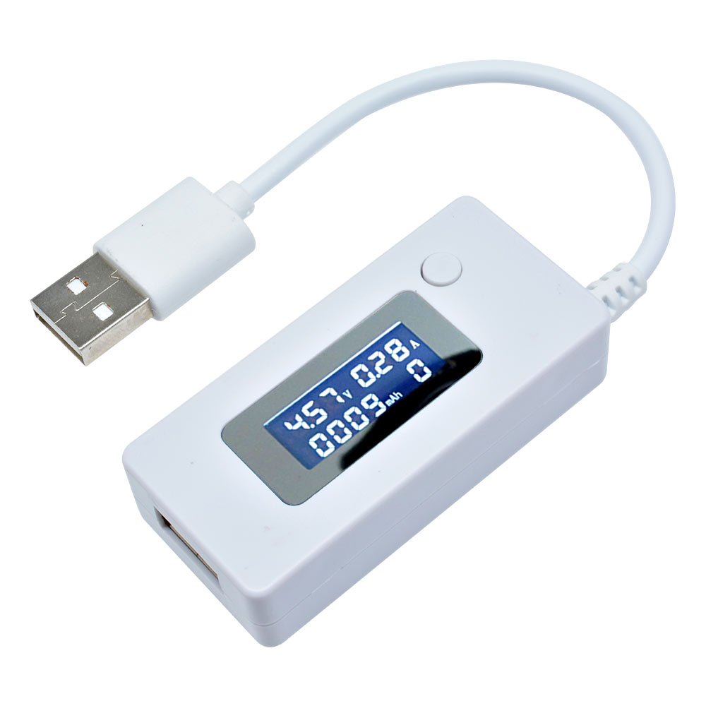 Usb Ammeter Tester - LCD マイクロ USB 充電器バッテリー容量電圧電流テスターメーター検出器 + 負荷抵抗