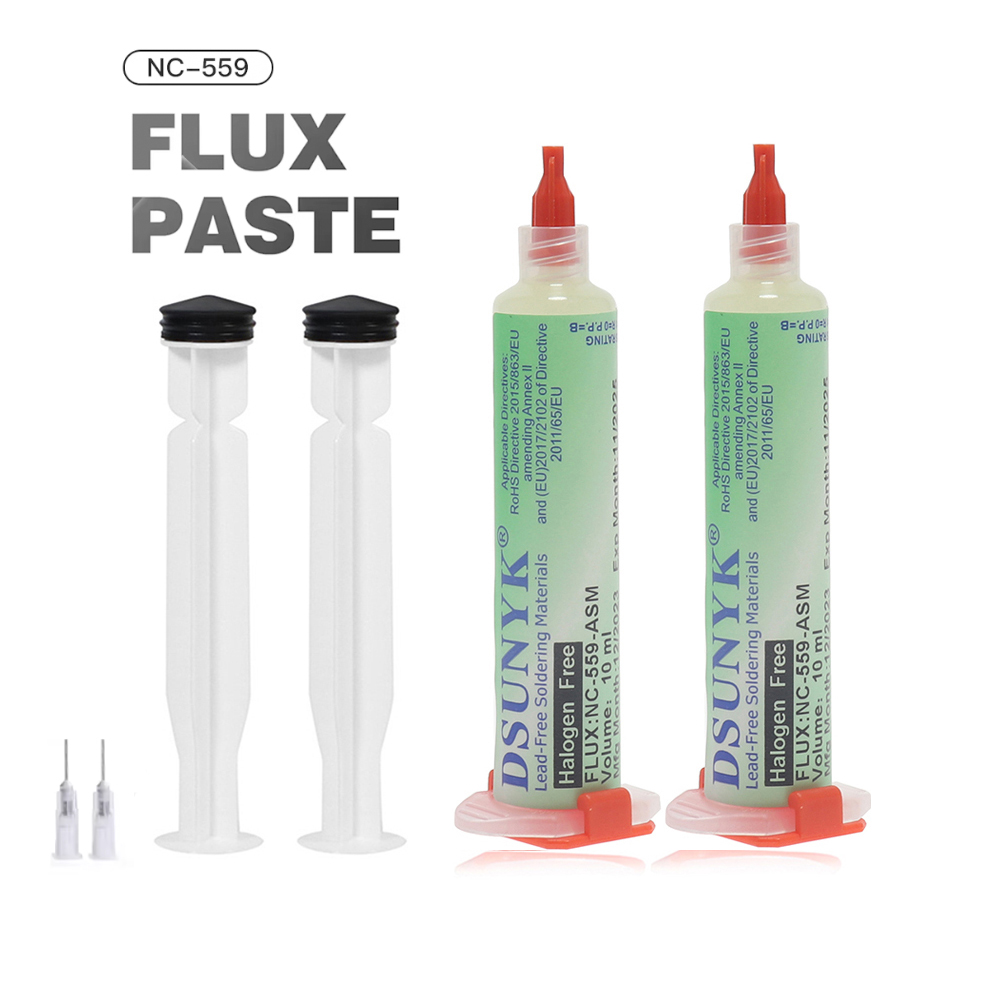 Soldering Flux Liquid - Nc-559-asm フラックスBGAボール、はんだ付け用液体はんだ、シリンジ用はんだペースト10ml、はんだ付け用フラックス、洗浄不要の溶接ツール