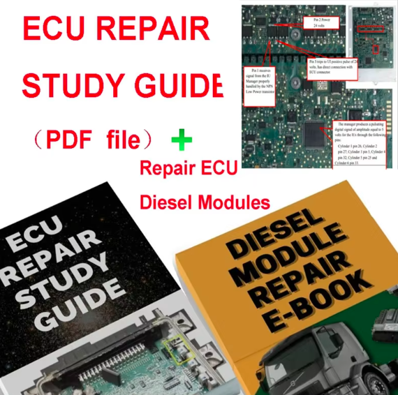 Electronics Repair Course - 2026年式 フォード・ベンツ用 ECUディーゼルモジュール電子マップシステム修理 VS ECU修理基礎コース学習PDFファイル
