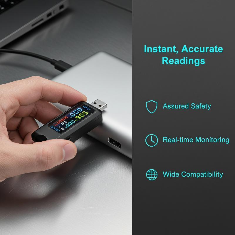 10 in 1 USB タイプ C 電圧計電流計容量テスター - Usb Ammeter Tester のレビューと価格
