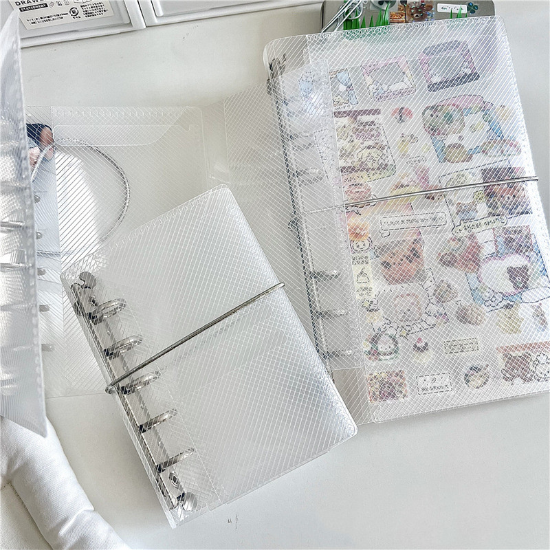 M5 PP 三つ折り PP ルーズリーフノートブック透明ルー - Electronics Repair Book のレビューと価格