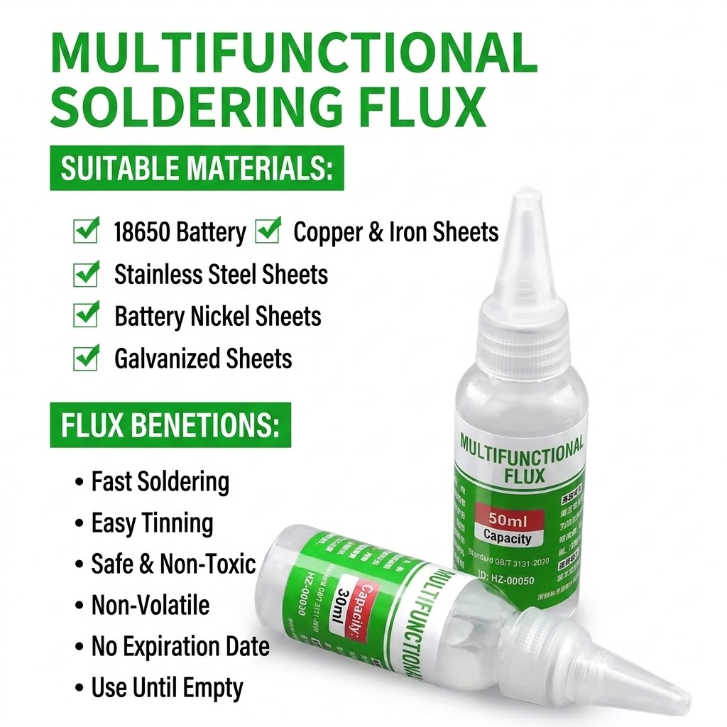 30ml/50ml ステンレス鋼および電子機器用多機能液体は - Soldering Flux Liquid のレビューと価格