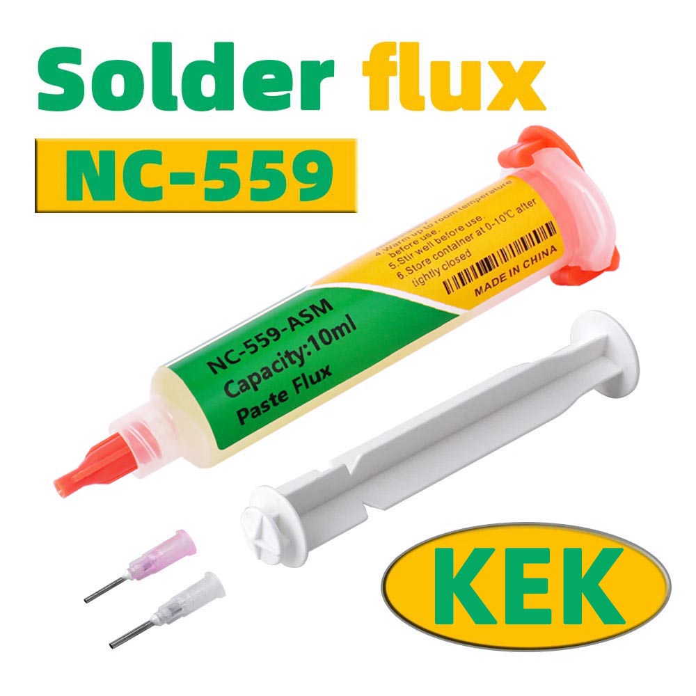 オリジナルKEK NC 559 フラックスはんだペースト ニ - Soldering Flux Liquid のレビューと価格