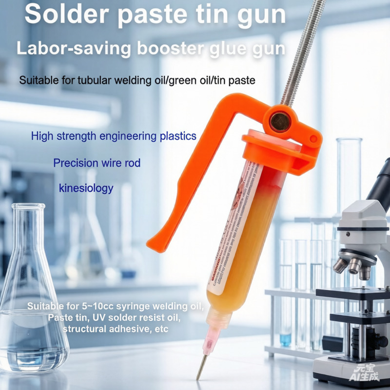 10CCはんだペーストディスペンサーシリンジ（アルミプッシャ - Soldering Flux Liquid のレビューと価格