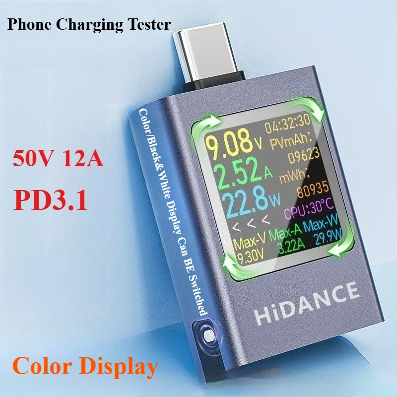13 in 1 DC 4.5-50V 0-12A 多機能デジ - Usb Ammeter Tester のレビューと価格