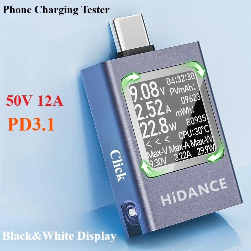 13 in 1 DC 4.5-50V 0-12A 多機能デジ - Usb Ammeter Tester のレビューと価格