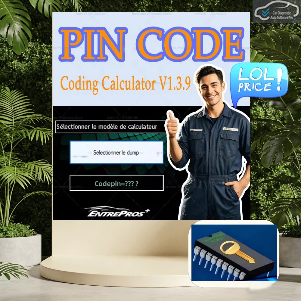 IMMO PINコード計算ツール V1.3.9 デコーディン - Electronics Repair Book のレビューと価格