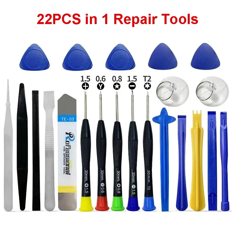 22 in 1精密電話修理ツールキット、ドライバーセット、多 - Electronics Repair Book のレビューと価格