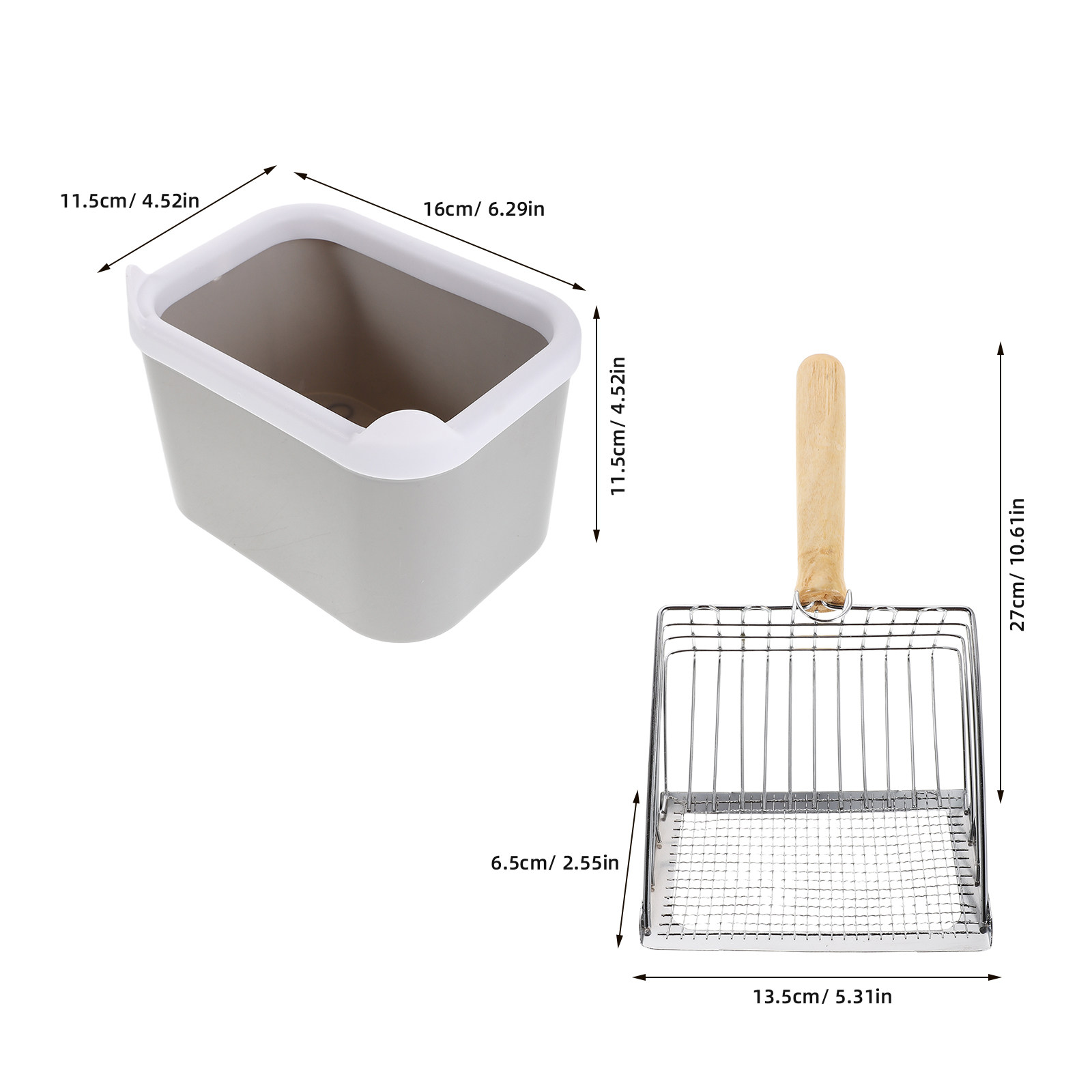 猫用トイレスコップセット ステンレス製 高耐久性 大型ふるい - Spudger Plastic Set のレビューと価格