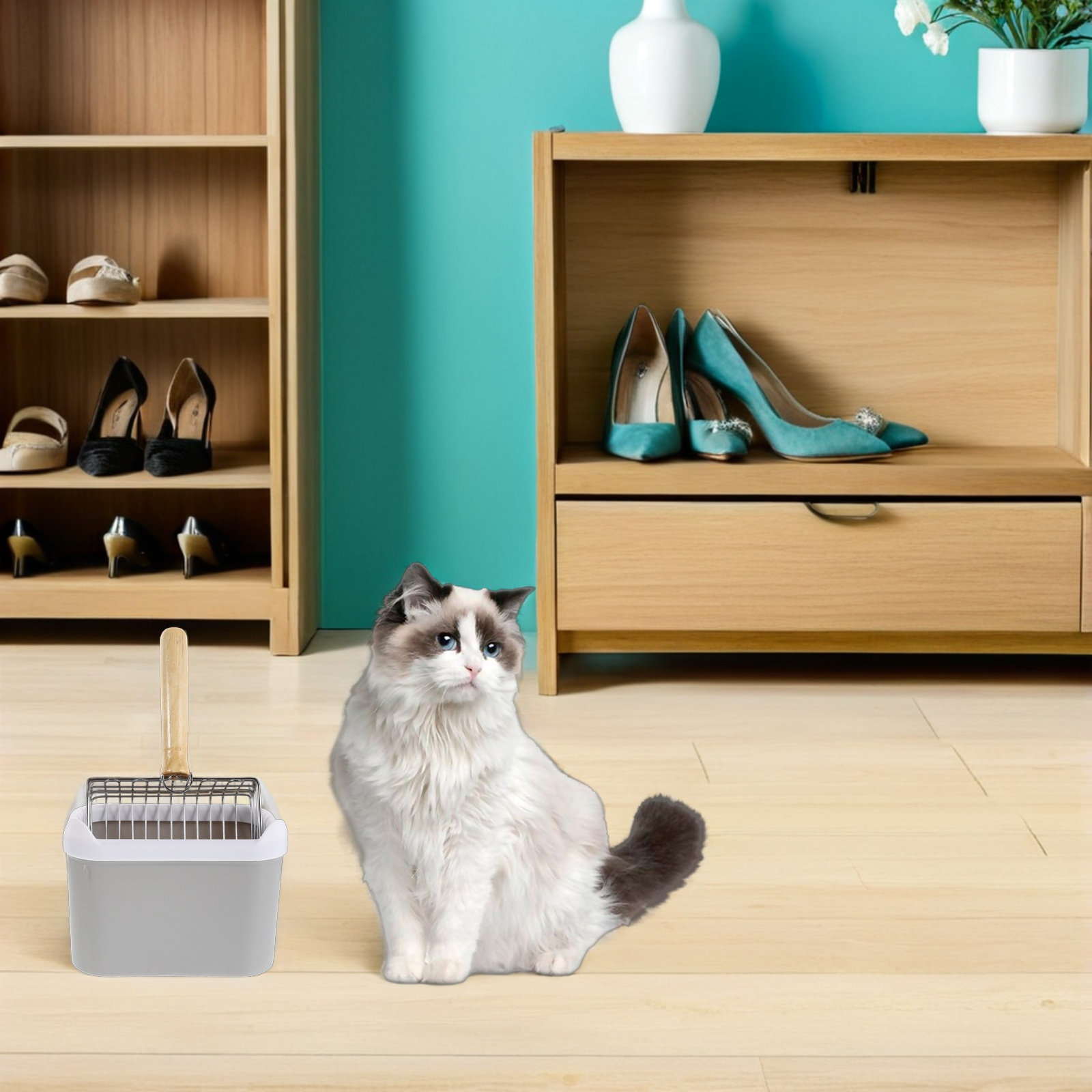 猫用トイレスコップセット ステンレス製 高耐久性 大型ふるい - Spudger Plastic Set のレビューと価格