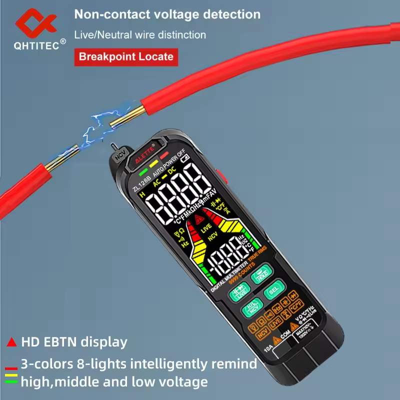 QHTITEC デジタルプロフェッショナルマルチメータ 99 - Usb Ammeter Tester のレビューと価格