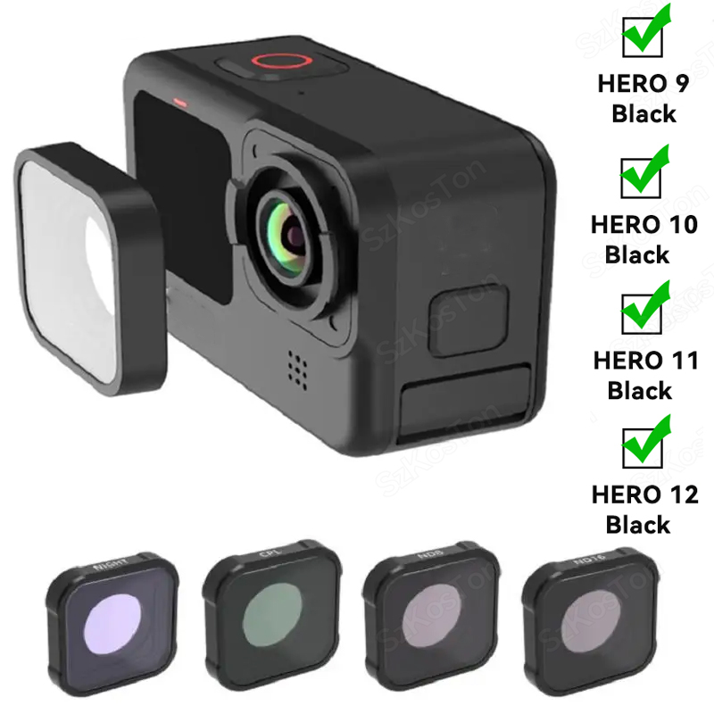 GoPro Hero,cpl uv,uv,nd8,nd16, - Gopro Action Camera Hero 12 Black のレビューと価格