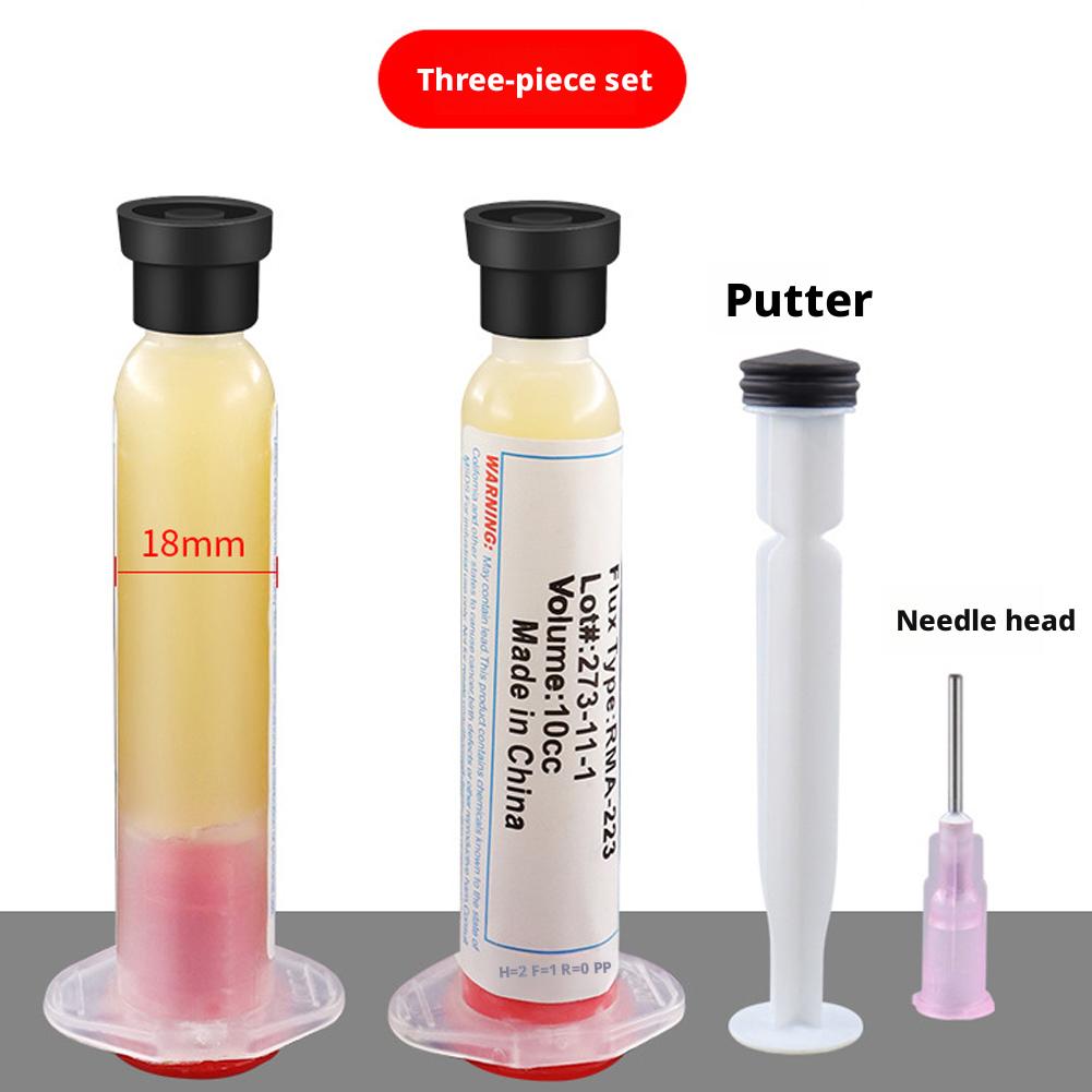 10cc RMA223 ニードル付きノークリーンはんだペース - Soldering Flux Liquid のレビューと価格
