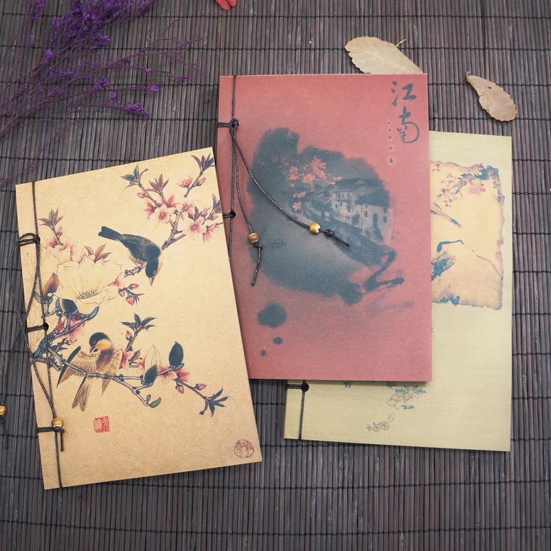 伝統的な中国の絵画シリーズを備えた手作りのクラシックノートブ - Electronics Repair Book のレビューと価格