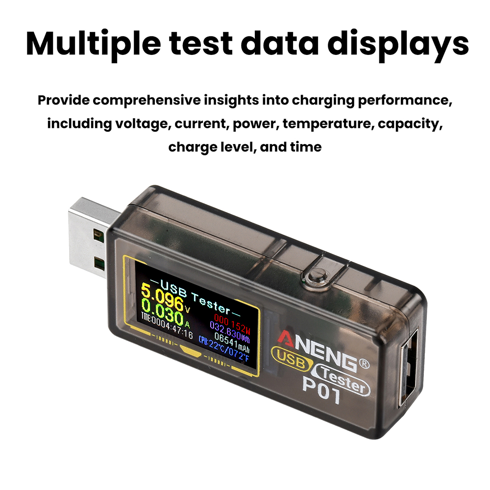 P01 デジタル USB テスターディスプレイ DC 電圧電 - Usb Ammeter Tester のレビューと価格