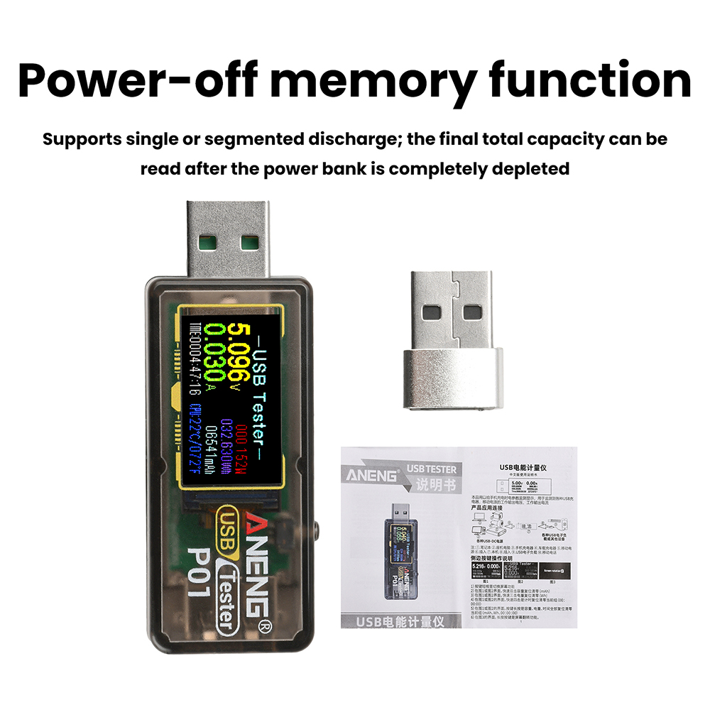 P01 デジタル USB テスターディスプレイ DC 電圧電 - Usb Ammeter Tester のレビューと価格