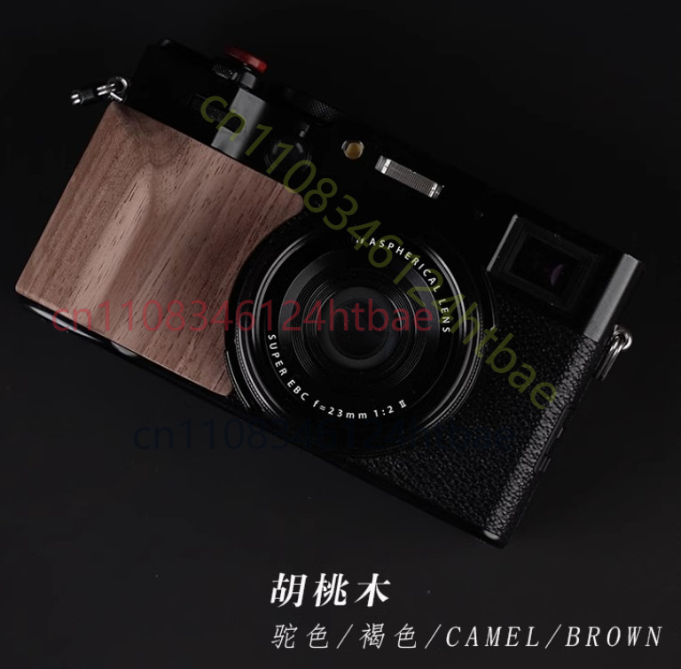 手作り超軽量レトロ木製カメラハンドグリップハンドルグリップ富 - Fujifilm Camera X100Vi のレビューと価格